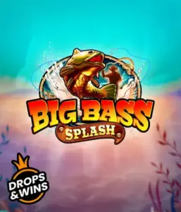 Dive into the thrilling adventure of the Big Bass Splash game by Pragmatic Play, featuring a dynamic fish leaping out of water. This graphic portrays the heart of angling with bold visuals and energetic text. Ideal for anglers, promising a captivating adventure. 